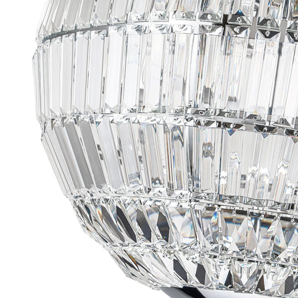 Thehouselights - Glam Modern Crystal Orb Chandelier - Chandelier - Chrome - 