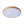 Thehouselights-Glossy Wood LED Flush Mount-Ceiling Light-Warm White-Walnut Grain