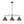 Thehouselights - Industrial 3 - Light Bar Dome Pendant Light - Pendant - Rusty Bronze - 