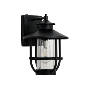 Thehouselights - IP23 Lantern Glass Cage Outdoor Wall Sconce - Wall Lights - 1 Pack - 