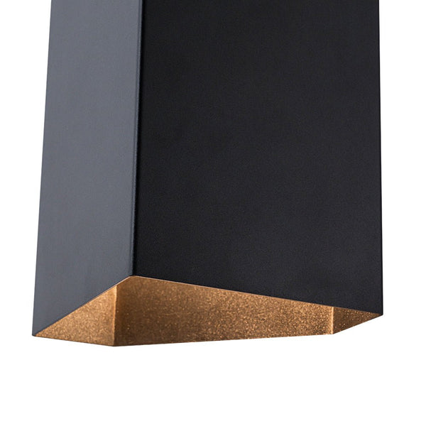 Thehouselights-IP54 2-Light Tube Square Vertical outdoor Wall Sconce-Wall Lights-1 Pack-