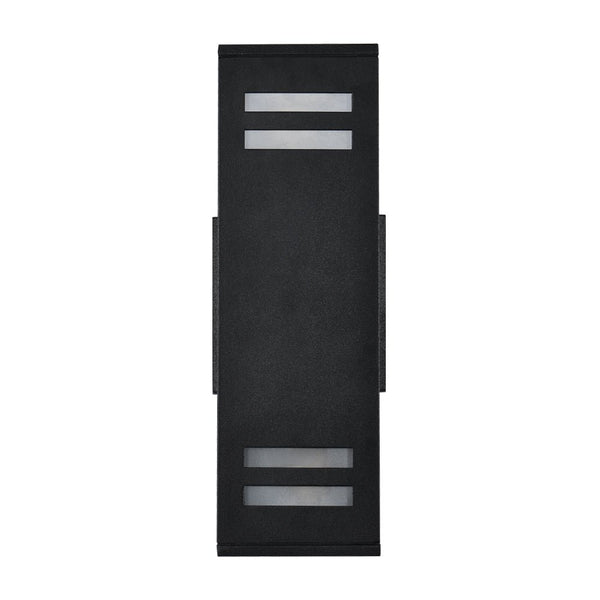 Thehouselights - IP54 Armed Outdoor Wall Sconce Up/Down Lighting - Wall Lights - 1 Pack - 