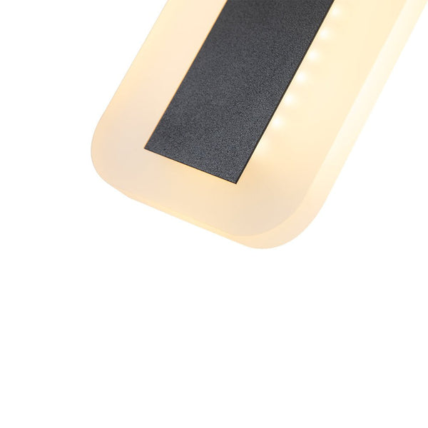 Thehouselights-IP65 LED Long Strip Black Wall Light-Wall Lights-Black-