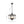 Thehouselights - Lantern Geometric Crystal Chandelier - Chandelier - Black - 