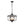 Thehouselights - Lantern Geometric Crystal Chandelier - Chandelier - Black - 