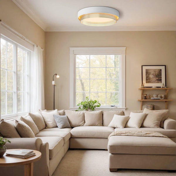 LED Circular Hollow Flush Mount Ceiling Light