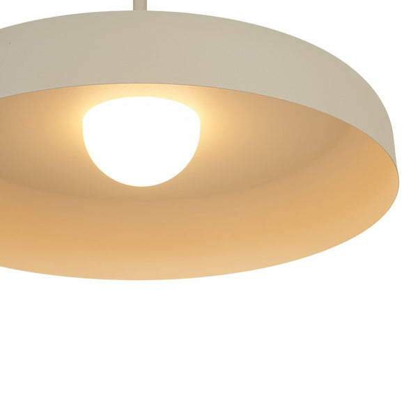 Thehouselights - LED Drum Shade Dome Pendant Light - Pendant - 38 cm. - 