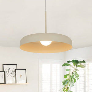 Thehouselights - LED Drum Shade Dome Pendant Light - Pendant - 38 cm. - 