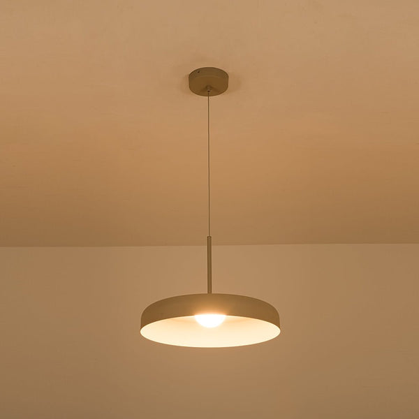 Thehouselights - LED Drum Shade Dome Pendant Light - Pendant - 38 cm. - 