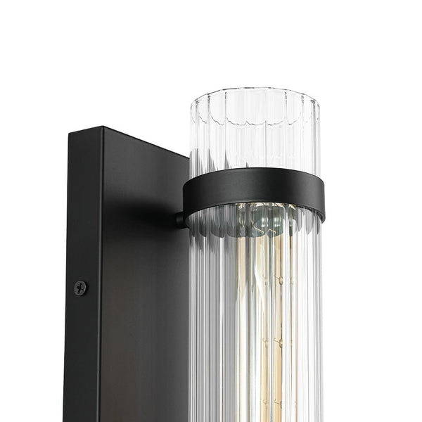 Thehouselights - Linear Tube Glass Wall Sconce - Wall Lights - 1 Pack - 