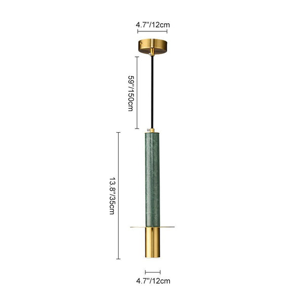 Thehouselights - Long - strip Marble Mini Pendant Light - Pendant - 
