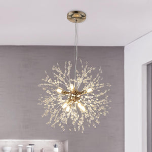 Thehouselights - Luxury 8 - Light Sputnik Firework Chandelier - Chandelier - Chrome - 