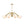 Thehouselights - Mid - century Sputnik Opal Glass Globe Entryway Chandelier - Chandelier - 6 - Light - Brass