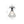 Thehouselights-Minimalist Cone Glass LED Semi Flush Mount-Ceiling Light-Chrome-