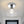 Thehouselights-Minimalist Cone Glass LED Semi Flush Mount-Ceiling Light-Chrome-