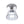 Thehouselights-Minimalist Tapered Bell Glass LED Semi Flush Mount-Ceiling Light-Chrome-