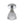 Thehouselights-Minimalist Textured Glass LED Semi Flush Mount-Ceiling Light-Chrome-