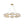 Thehouselights - Modern 8 - Light Ripple Glass Round Chandelier - Chandelier - Brass - 