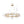 Thehouselights - Modern 8 - Light Ripple Glass Round Chandelier - Chandelier - Brass - 