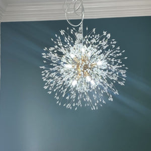 Thehouselights - Modern 9 - Light Sputnik Chandelier - Chandelier - Gold - 