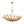 Thehouselights - Modern Brass Branching Basin Chandelier - Chandelier - 6 - Light - 