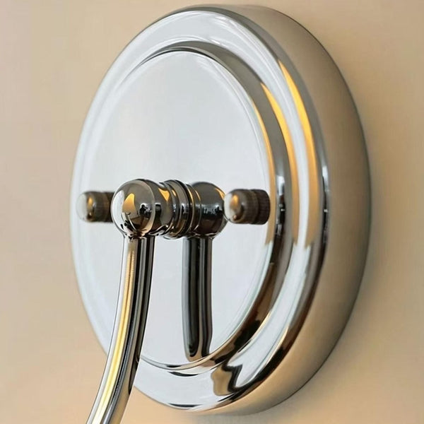 Thehouselights-Modern LED Cone Shade Wall Sconce-Wall Lights-Chrome-