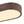Thehouselights-Modern LED Long Oval Flush Mount Ceiling Light-Flush Mount-Dark Brown-Cool White