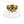Thehouselights - Modern Oval Water Glass Flush Mount Ceiling - Ceiling Light - Brass - 