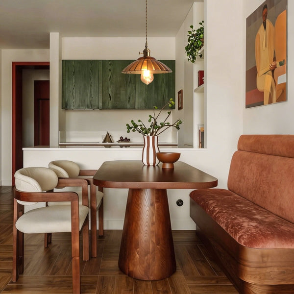 Thehouselights-Modern Textured Dome Glass 1-Light Pendant Light-Pendant-Amber-