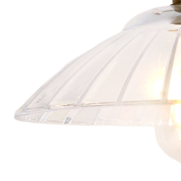 Thehouselights-Modern Textured Dome Glass 1-Light Pendant Light-Pendant-Amber-