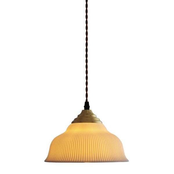 Thehouselights-Nordic 1-Light White Ceramic Pendant Light-Pendant-1-Light-