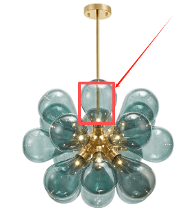 Thehouselights-One Blue Glass Shade-Special Items - 