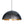 Thehouselights - Oversized Large Dome Pendant Light - Pendant - Black - 60 cm.