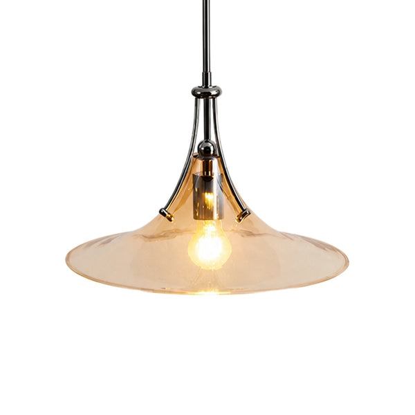 Thehouselights-Polished Design Glass Pendant Lighting-Pendant-Amber-