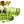 Thehouselights - Scalloped Glass Semi - Flush Mount Ceiling Light - Ceiling Light - Brass & Green Glass - 