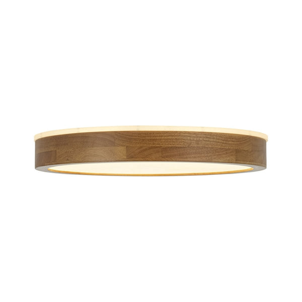 Thehouselights-Scandinavian LED Dimmable Walnut Flush Mount Light-Flush Mount-40 cm.-