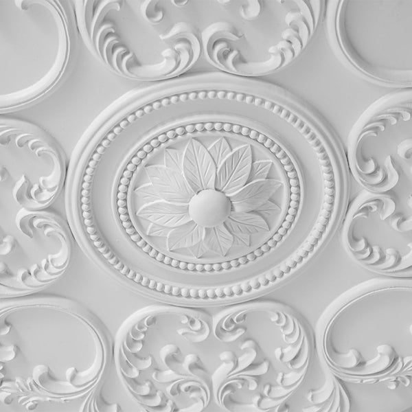 Thehouselights-Sculptural White LED Flush Mount Light-Flush Mount-48.5 cm.-