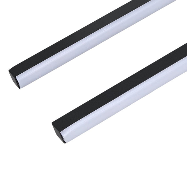 Thehouselights - Two Strips LED Black Flush Mount - Ceiling Light - 2 - Light - 