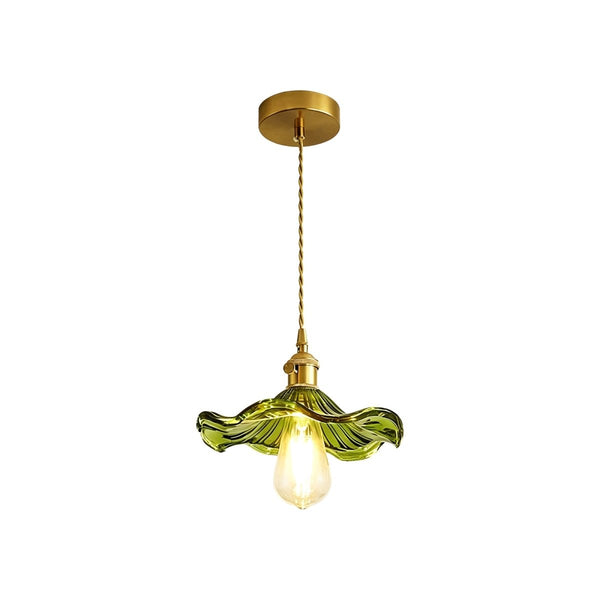 Thehouselights-Wave Floating Glass Pendant Lighting-Pendant-Green-