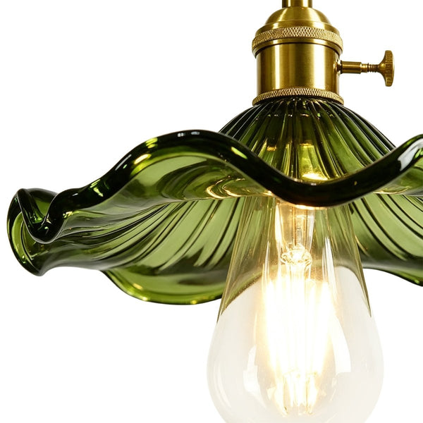 Thehouselights-Wave Floating Glass Pendant Lighting-Pendant-Green-
