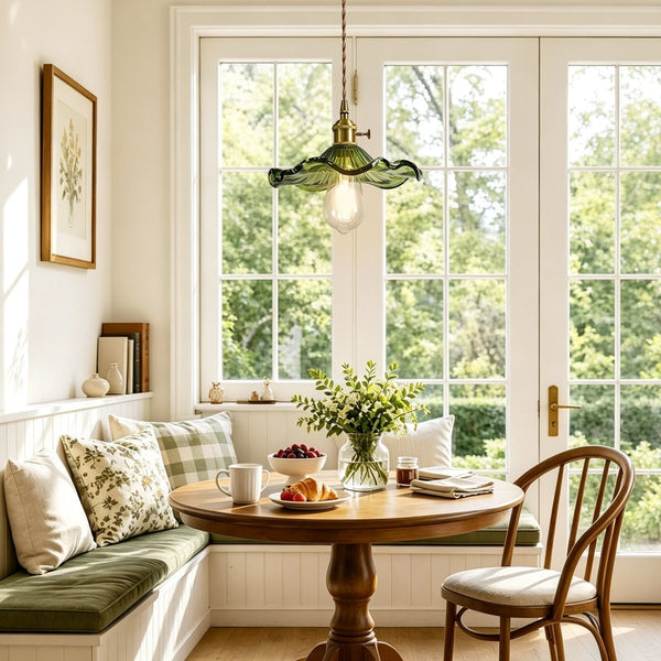 Thehouselights-Wave Floating Glass Pendant Lighting-Pendant-Green-