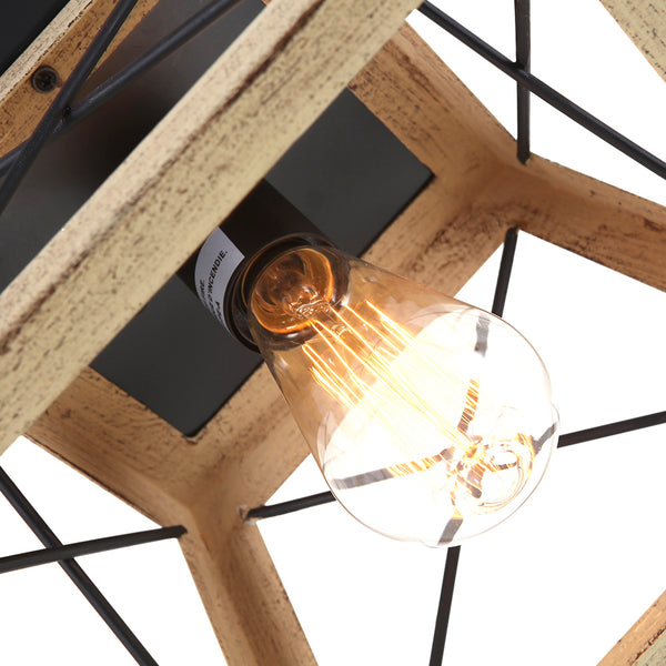 Farmhouse Square Flush Mount Ceiling Light - Thehouselights