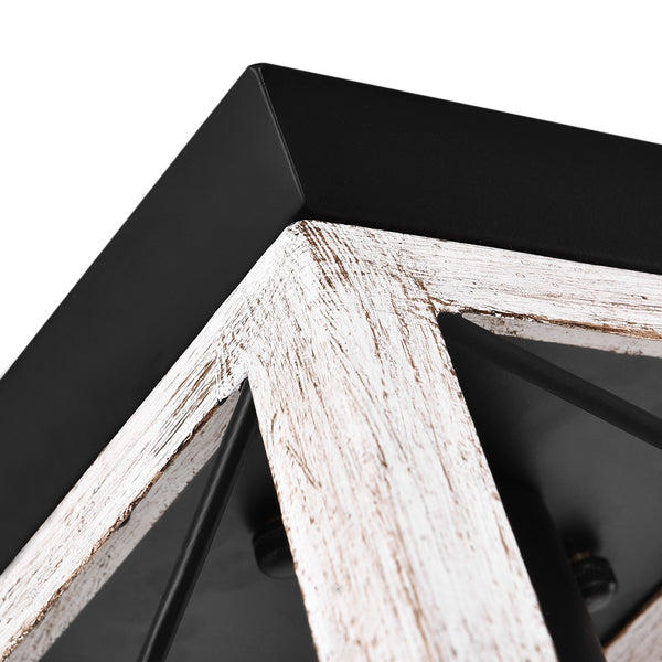 Farmhouse Square Flush Mount Ceiling Light - Thehouselights