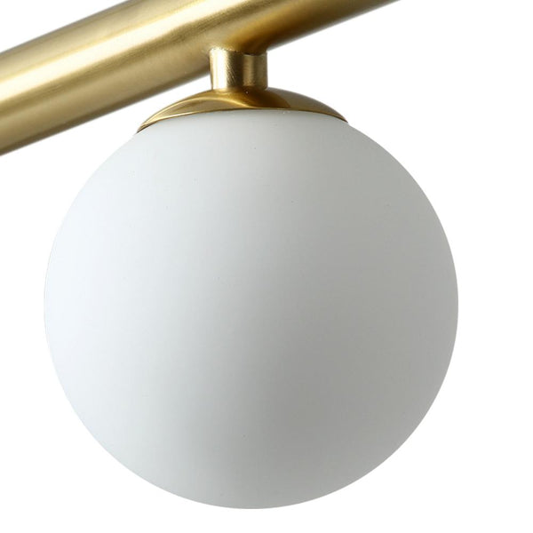 Kitchen Lightie-3-Light Linear Kitchen Chandelier-Chandelier-Brass-3 bulbs