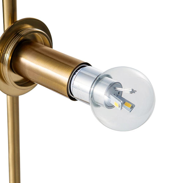 Kitchen Lightie-Antique Brass Blown Opal Glass Globe Wall Light Fixture-Wall Lights--