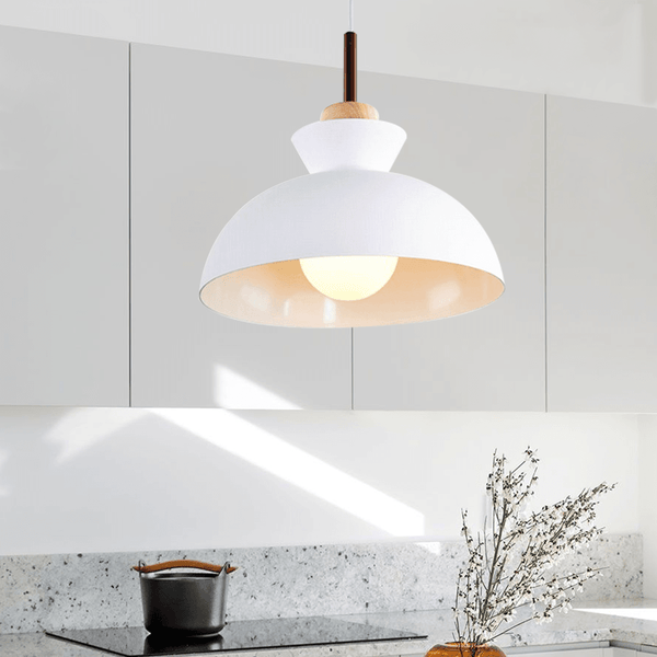 Kitchen Lightie-Craftsman Style 1-Light Single Dome Pendant Light-Pendant-Green-