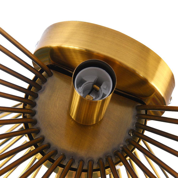 Thehouselights-Mid-Century Modern Brass Starburst Wall Sconce Light-Wall Lights--