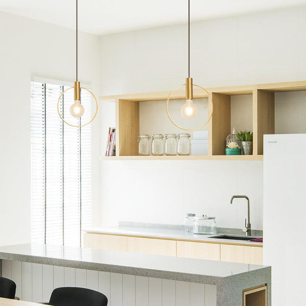 Kitchens Lightie-Kitchen 1-Light Single Geometric Pendant Light-Pendants-7"-