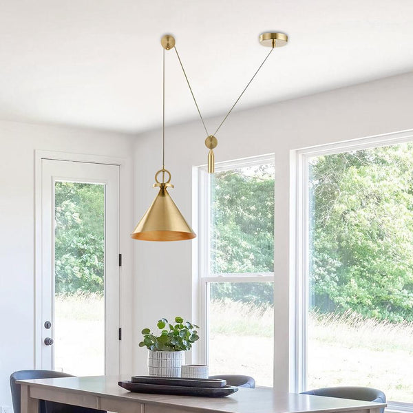 Kitchens Lightie-Unique Modern 1-Light Cone Shade Kitchen Island Pendant Light-Pendants--