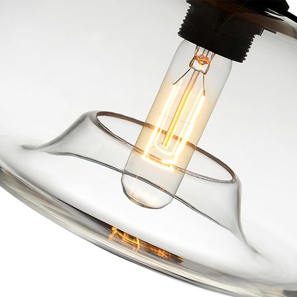 Kitchens 'n Lights -3 Light Linear Pendant with Clear Glass Shades-Pendant Light-Default Title-